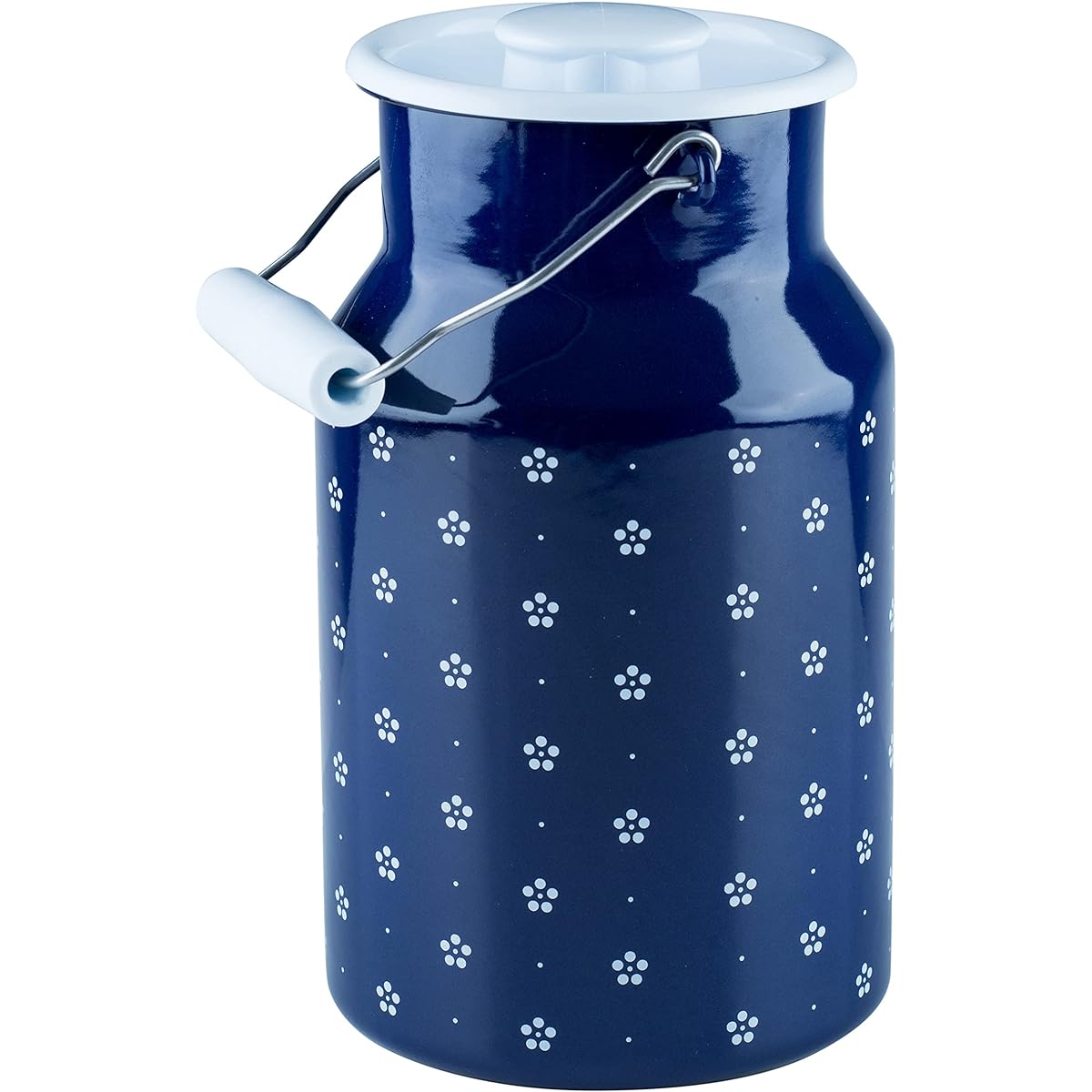 RIESS Tool Set Blue Flower 1kg Milchkanne m.Deckel 2L 0311-073