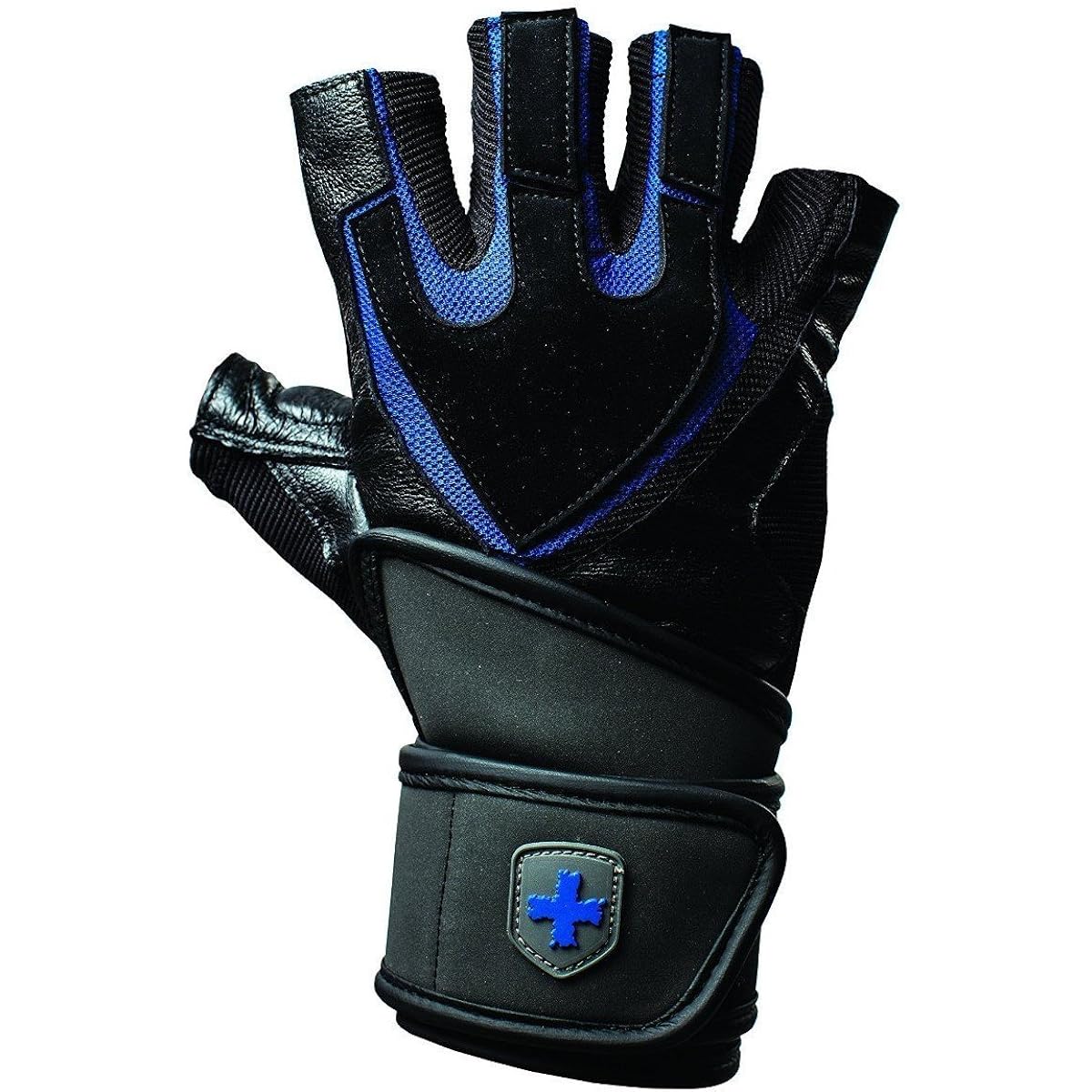 [Genuine Japanese Product] Harbinger Training Gloves, Unisex, XS~XL Size, For Muscle Training, Heavy Lifting, Training Wrist Wrap Gloves, Black
