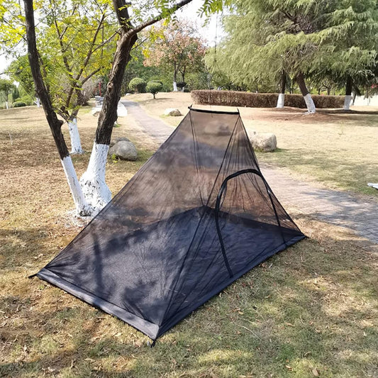 Kadahis Mosquito Net, Outdoor Mosquito Net, Mosquito Net for Camping, Ultra Light Portable Tent, High Density, Easy to Carry, For 2 People, Includes Storage Pouch (Black)