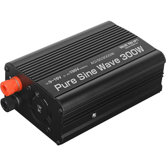 Amazing inverter 300W sine wave Compatible with battery operation Ultra low noise ACI-SG300SW