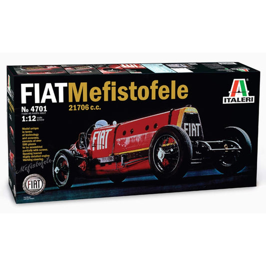 Italeri 1/12 Fiat Mefistofele Plastic Model IT4701 Unpainted