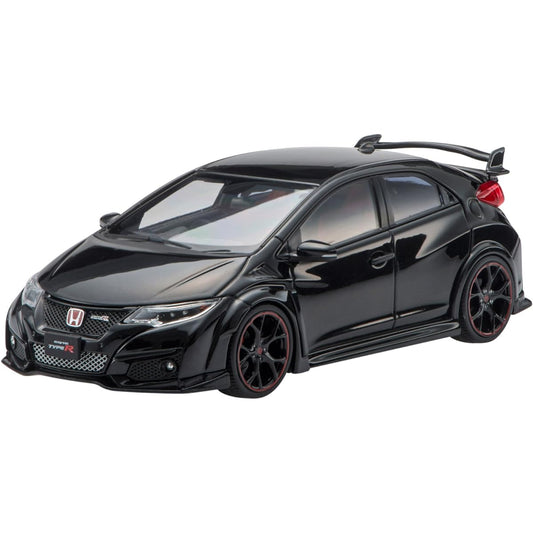 Ebro 1/43 Honda CIVIC TYPE R 2015 (Japanese License Plate) Crystal Black Pearl Finished Product
