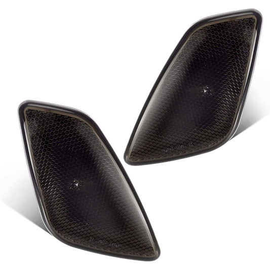 PARTSAM Amber LED Front Fender Marker Light Lamp Acembred Lens WRANGLER TJ 1997-2006 Winker Parking Light Lamp Left+Right 55155629ac 5155628ac (2 packs for 2 pieces)