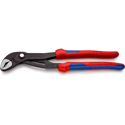 KNIPEX Cobra water pump pliers 30 adjustment steps Total length 300mm 8702-300SB