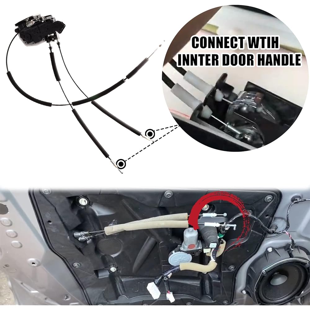 Predep Rear left Doilock actuator Nissan Rogue 2008-15 Rogue Select 2014-15 Rear Driverd Alock Latch ASembris