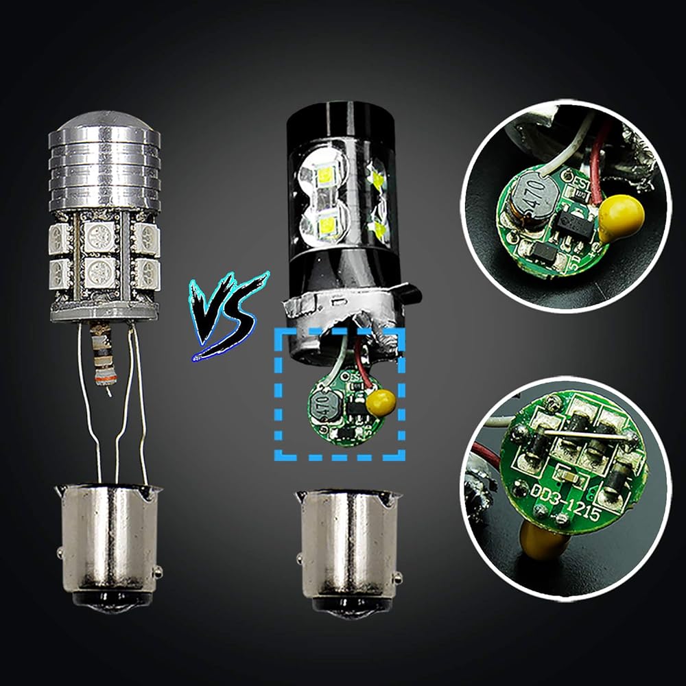 JDM ASTAR High Brightness Up to 50W High Power 7444 7441 7440 Backup Retabers Light LED bulb Xenon White