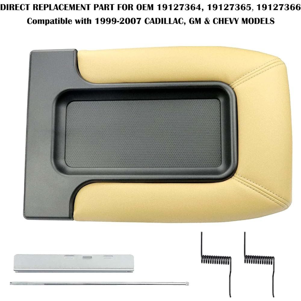 SPORTHFISH Auto Center Console Lid Kit Armrest Kit Beige