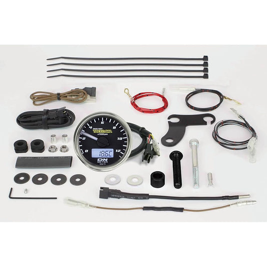 Special parts TAKEGAWA φ48 small DN tachometer 12500RPM Rebel 250 (MC49)/500 (PC60) 05-05-0119
