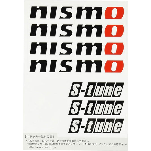 nismo S-tune Sticker Set (Black) 9992-RN242