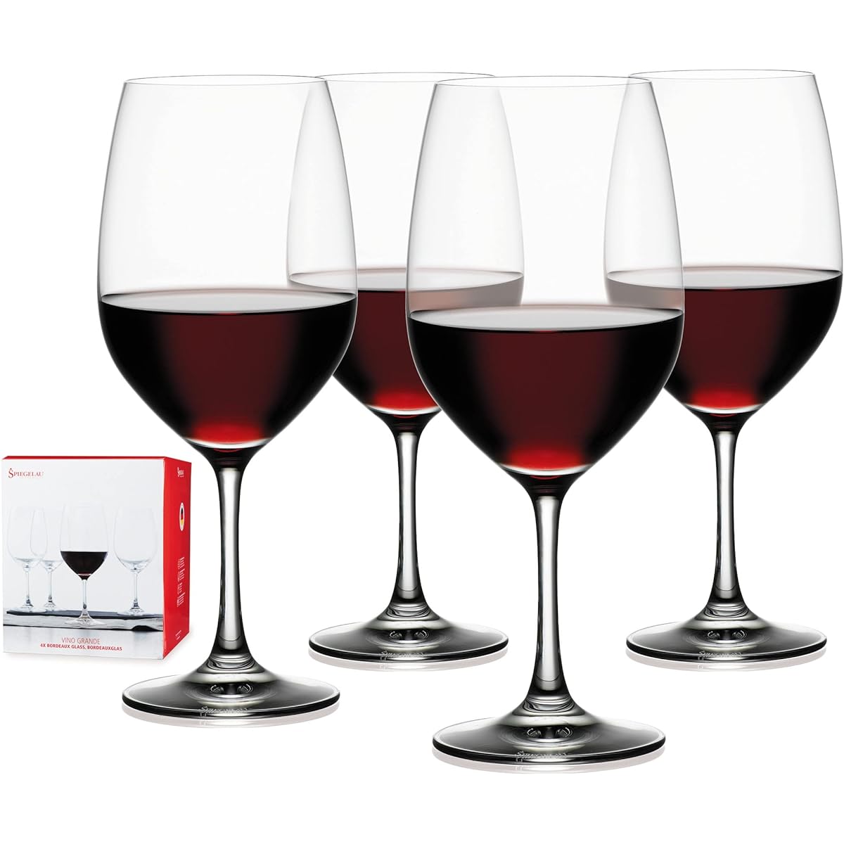 Spiegelau Vino Grande Bordeaux Red Wine Glass Set 620ml 4510277 4 pieces