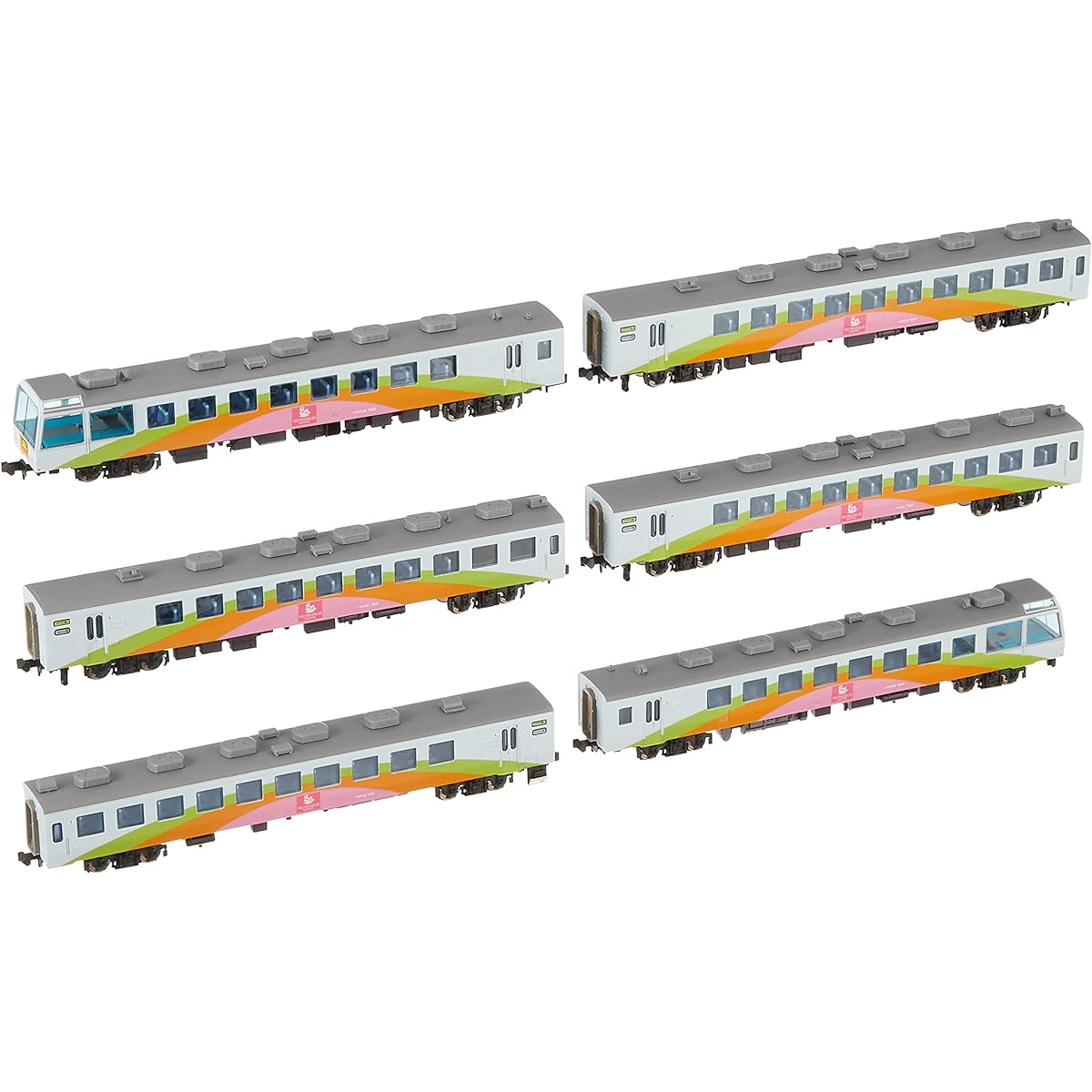 Micro Ace N Gauge 12 Series Yuyu Salon Okayama Late Year 6 Car Set A1121 Railway Model Passenger Car White