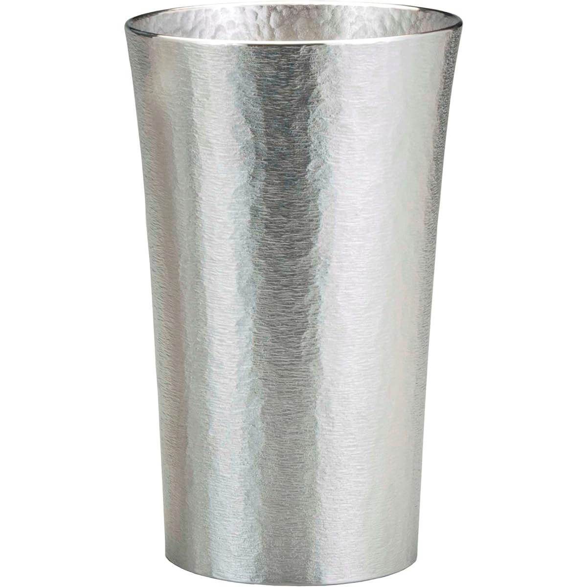 Osaka Tinware (Suzuki) Osaka Naniwa Tinware Traditional Craft Sake Utensil Silky Series Tumbler Standard Large 25-2-1