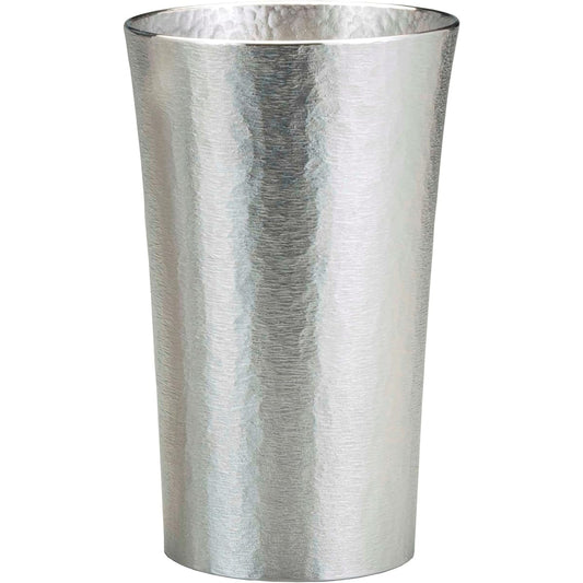 Osaka Tinware (Suzuki) Osaka Naniwa Tinware Traditional Craft Sake Utensil Silky Series Tumbler Standard Large 25-2-1