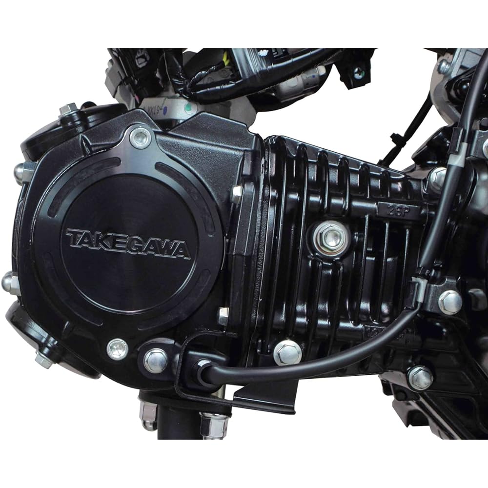 SP Takegawa L. Cylinder Head Side Cover Black Ducks 125/Monkey 125/CT125/Super Cub 110 etc. 01-18-1049
