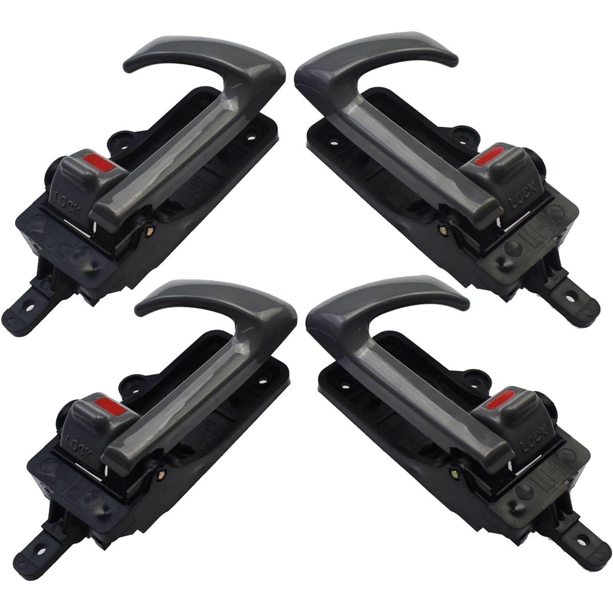 Car Parts 2007-2012 Hyundai Santa Fe 2.4L 3.5L Gray Gray Beige Interior Door handle Frontoria Left and right driver's seat car parts