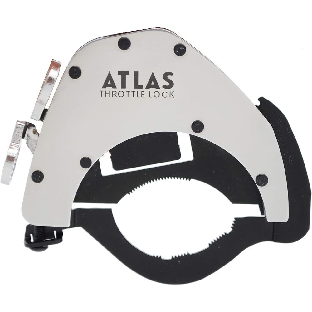 ATLAS throttle lock -Auto bicoules control throttle assist, polish (top kit)