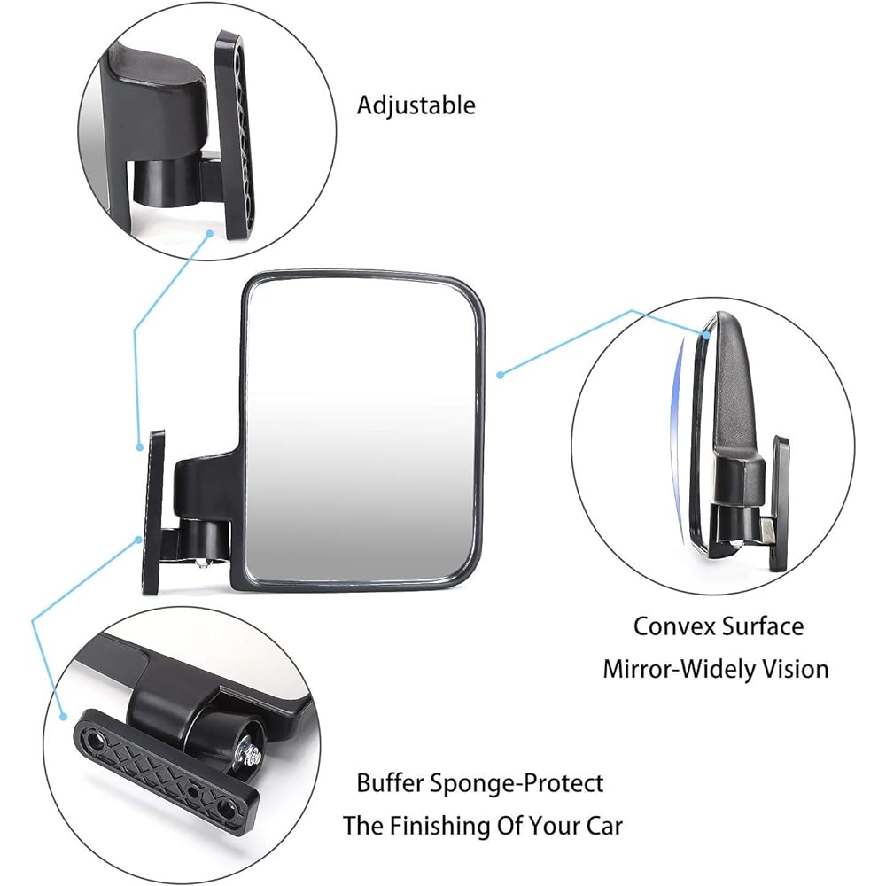 Golf Cartside Mirror Club Car EZ-GO YAMAHA Others