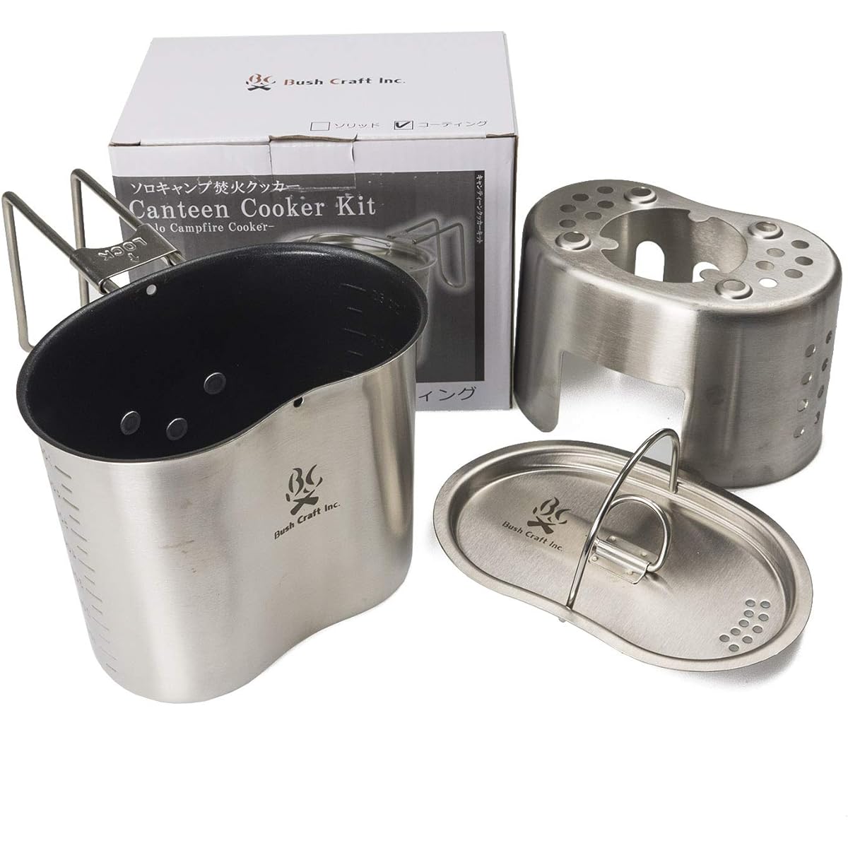 Bush Craft Inc. Bush Craft Canteen Cooker Kit Coating [Sx]