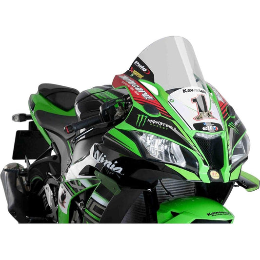 Puig 9849W RACING SCREEN [CLEAR] Kawasaki ZX-10R (16-19) Pooch Screen Cowl