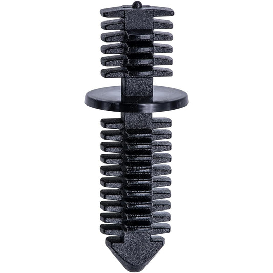 REXKA Double End Christmas Tree Retainer Clip Diameter 11/32 inch Black Nylon (30 packs)