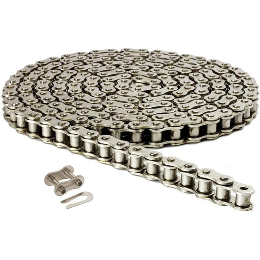 Jeremywell 41np Nickel plating roller chain 6 feet Connection Link with 1 piece