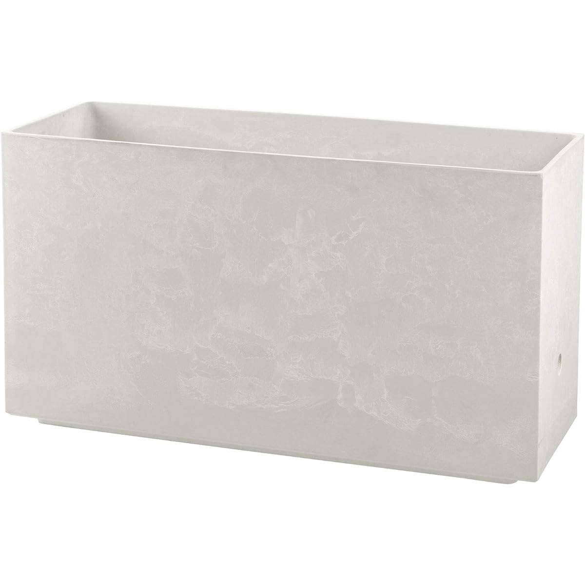 Richel Large Planter Ceramic Style White 80 x 29.5 x 45 cm Laviere WS Rectangle 80 Type with Bottom Water Supply Function 709040