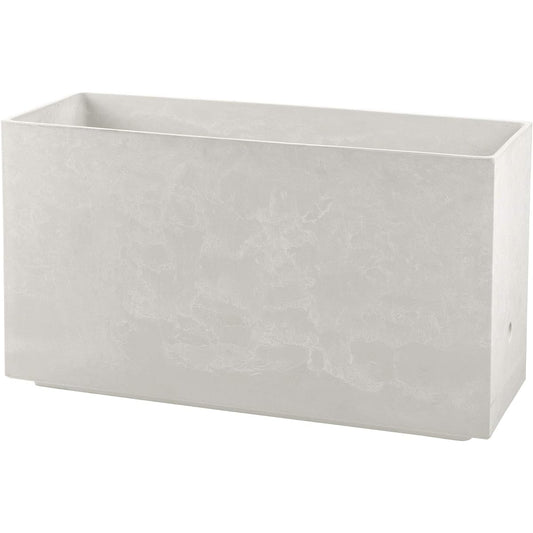 Richel Large Planter Ceramic Style White 80 x 29.5 x 45 cm Laviere WS Rectangle 80 Type with Bottom Water Supply Function 709040