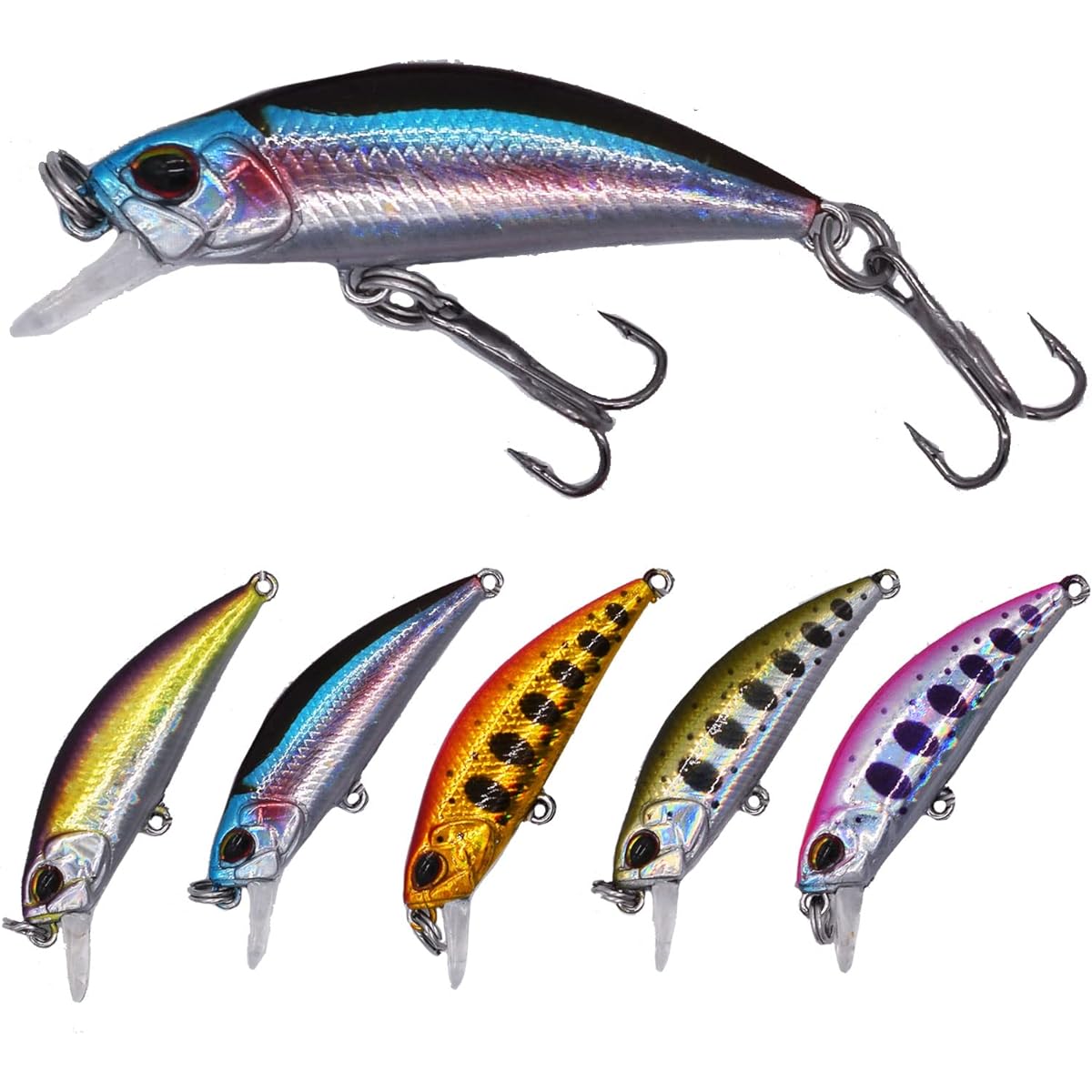 [PB Lure] Micro Mountain Stream Minnow 38S 38mm 3.2g Trout Yamame Amago Char Rainbow Trout Mountain Stream Mainstream Sea Also Beginner