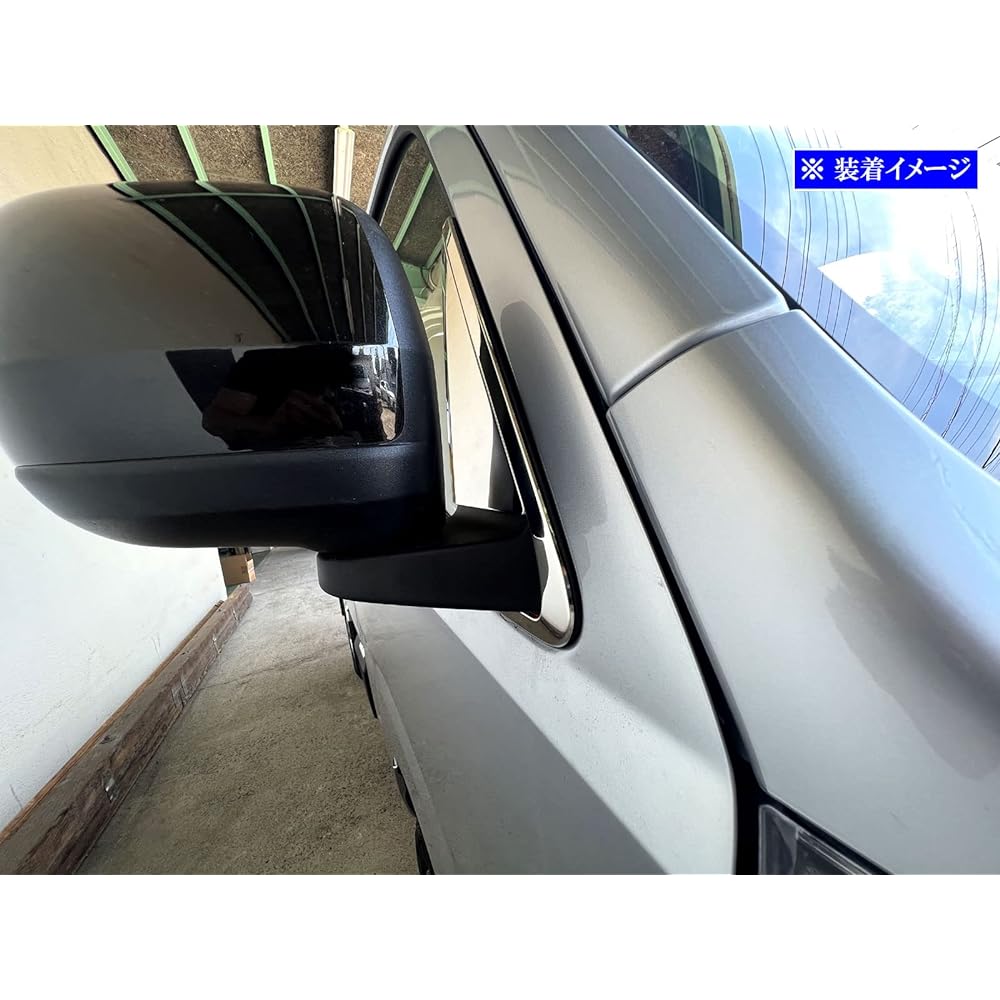 BRIGHTZ Hijet Truck Jumbo S500P S510P Late Super Mirror Stainless Plated Pillar Panel 4PC [PIL-SIL-448] S500 S510 S 500 510 Hijet Truck Jumbo 54928