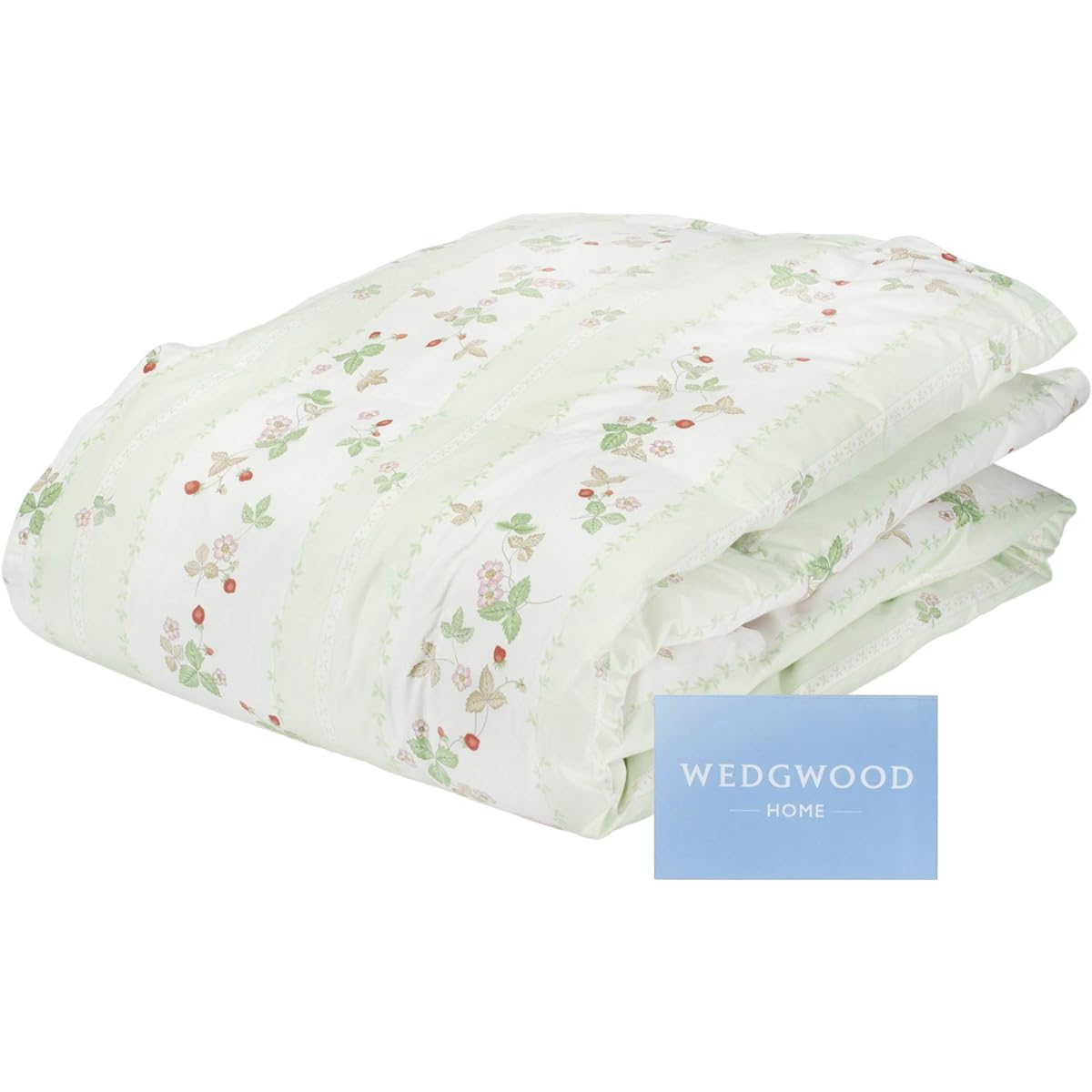 nishikawa [Nishikawa] Down blanket (feather skin comforter) Single Wedgwood Wild Strawberry Down 50% Washable Green AA07100003G