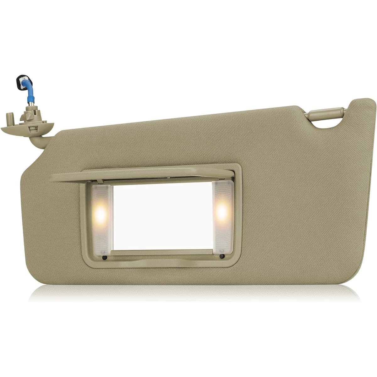 Beige driver's seat left side sun visor replacement 83280TA0A91ZB 2008 2010 2011 2012 for Honda Accord replacement