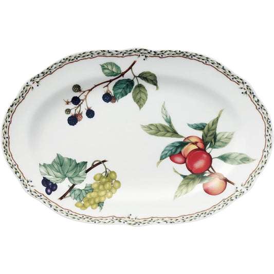 Noritake Oval Plate 38cm Orchard Garden Microwave Safe Bone China T97844/4911