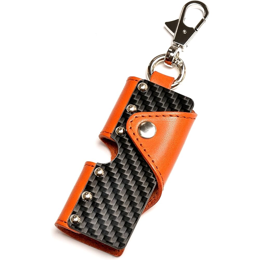 [SAMURAI Z1] Key case compatible with smart keys, made in Japan [Tochigi leather carbon genuine leather car bike gift]