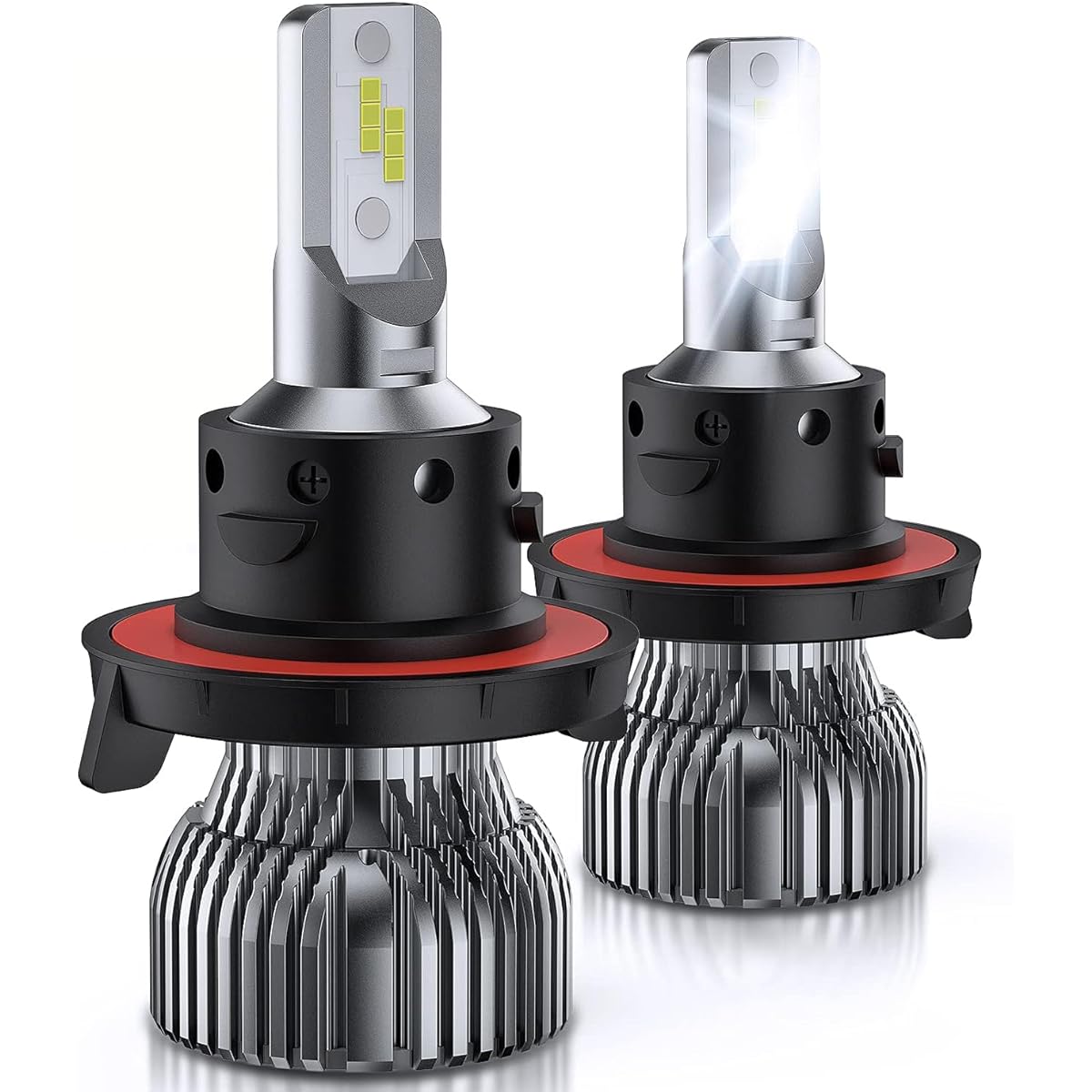 NILIGHT H13 LED bulb H13/9008 HI/LO BEAM LED Light bulb 6500K H13 LED Light bulb cool white IP67