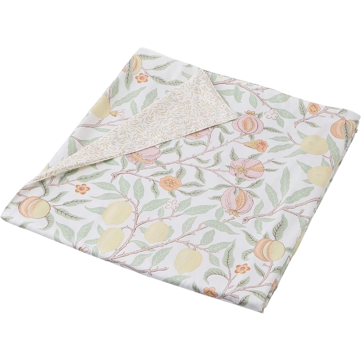 Nishikawa Duvet Cover Single 100% Cotton Morris Gallery Easy to put on and take off with quick snaps Reversible Washable Made in Japan Cream PI03900606