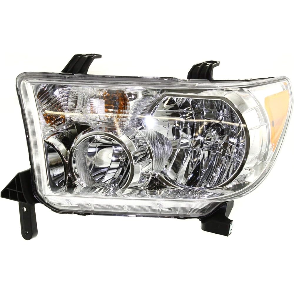 Headlight assembly 2008-2018 Toyota Sequoia/Tandra 2007-2013 Compatible with halogen passenger seat and driver's seat side
