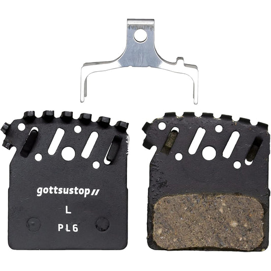 GORIX Bicycle Disc Brake Pad Resin Pad (gottsustop_PL6) Disc Brake Pad Pad Replacement [Compatible with Shimano XTR XT SLX, etc.]