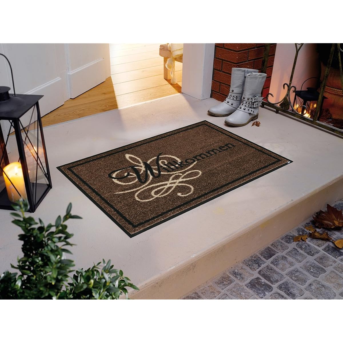 Cleantex Japan wash+dry Entrance Mat Flori 50×75cm AB00287