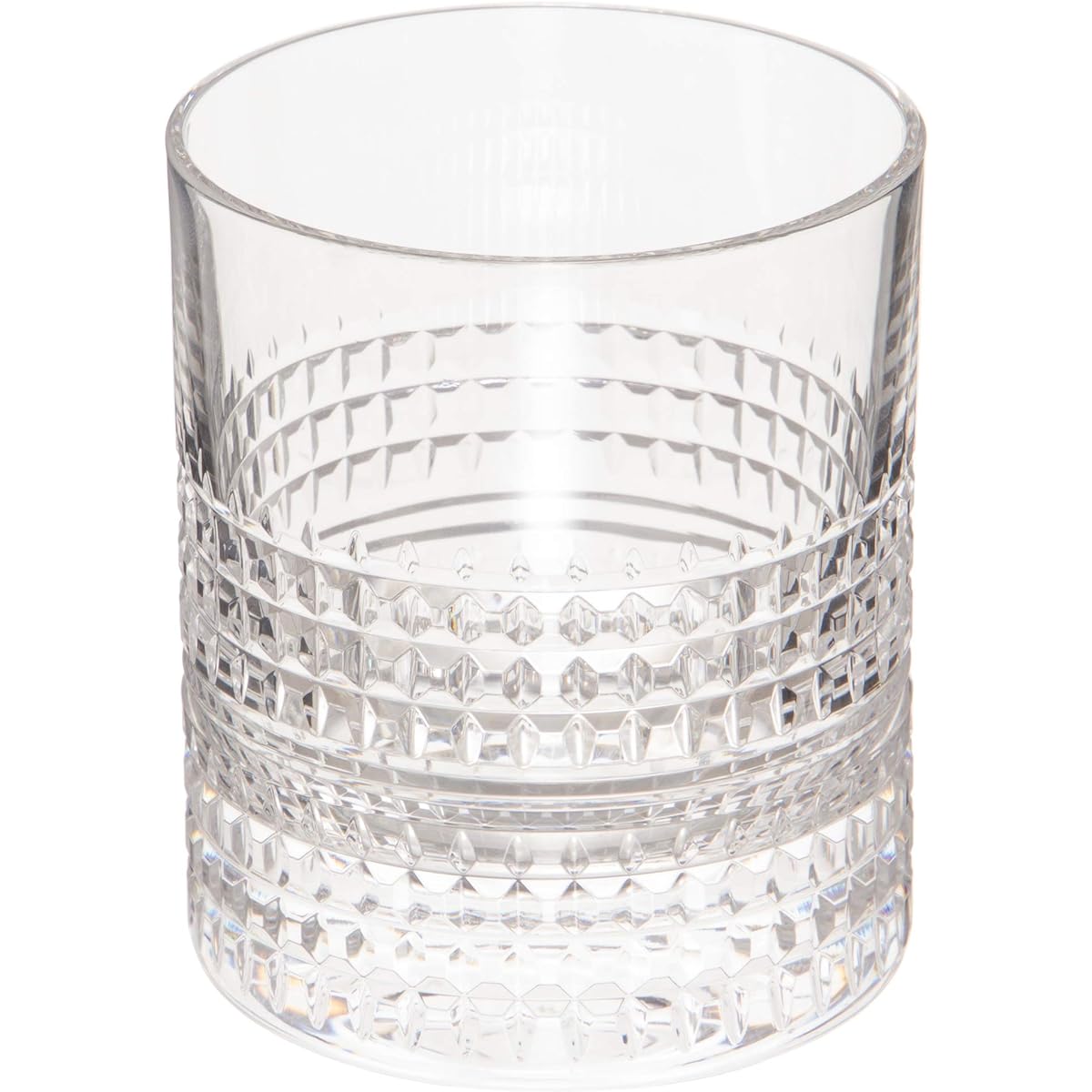 Toyo Sasaki Glass On the Rocks Glass Clear 330ml Fine Crystal Cut Variations Made in Japan N271-09-C554