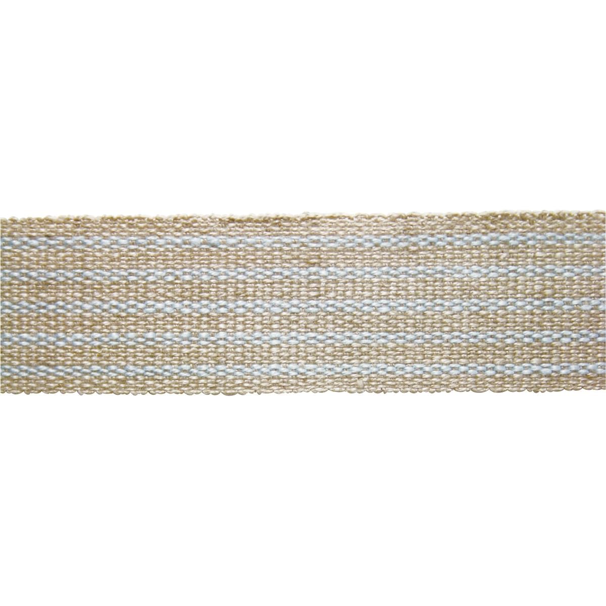 Tokyo Ribbon Linen Pastel Stripe #09 20mm×20m