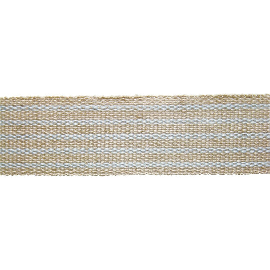 Tokyo Ribbon Linen Pastel Stripe #09 20mm×20m