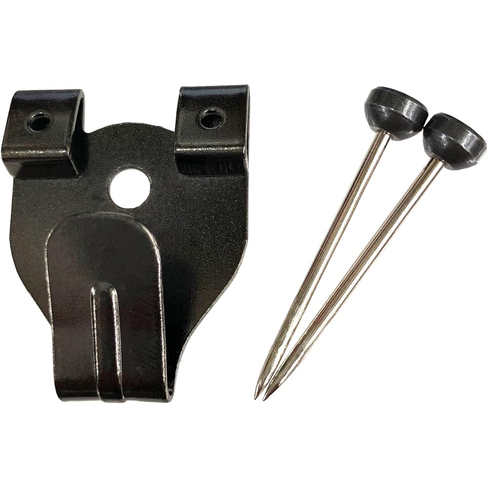 Fukui Metal Crafts Iron-line X hook that can be used to hang picture frames on the wall, medium black 4032