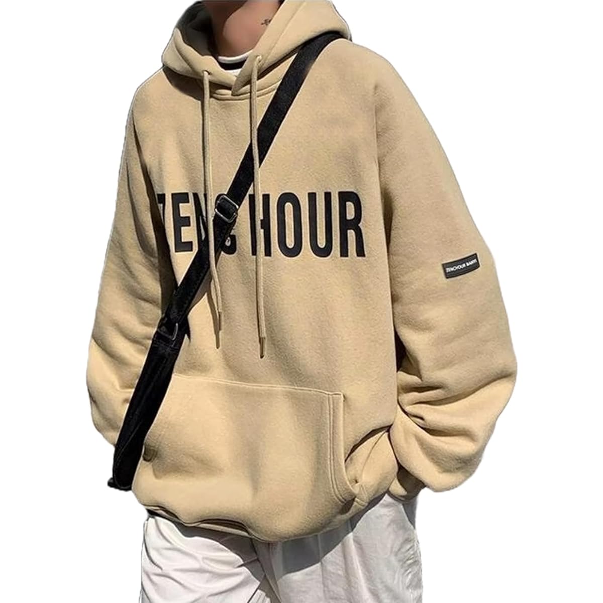 [BLANK BLANC] [Limited stock] Parka Hoodie Logo English Letters Big Silhouette Oversize Street B13