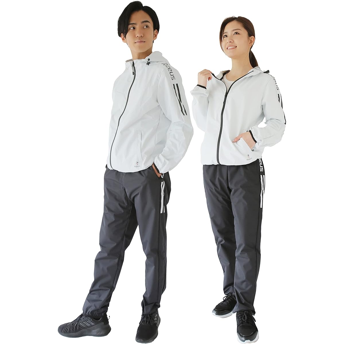 [Supervised by Diet Trainer] Men's and Women's Sauna Suit Sportswear Running Wear Top and Bottom Set Diet Increase your self-combustion in the sauna you wear!! Sauna suit that can be used for muscle training and running with a burst of sweat Walking Jogg