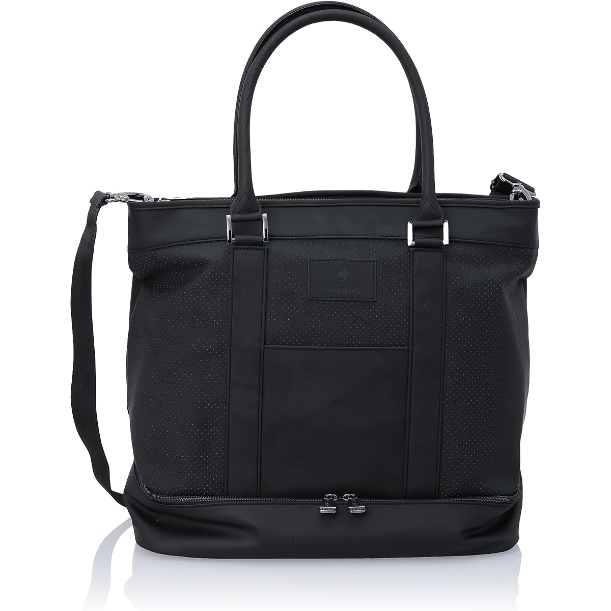[Le Coq Sportif] Boston Bag Standard Double Layer Shoe Pocket Shoulder Tote Bag Golf QQBWJA02