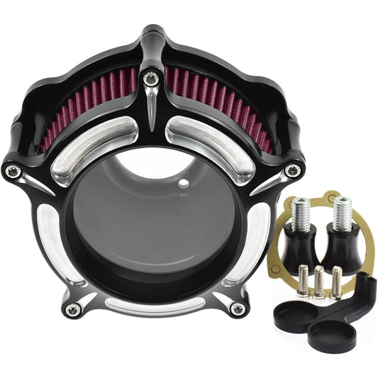 YHMTIVTU Motorcycle Air Filter Intake Air Cleaner for Harley XL Sportster 04-19