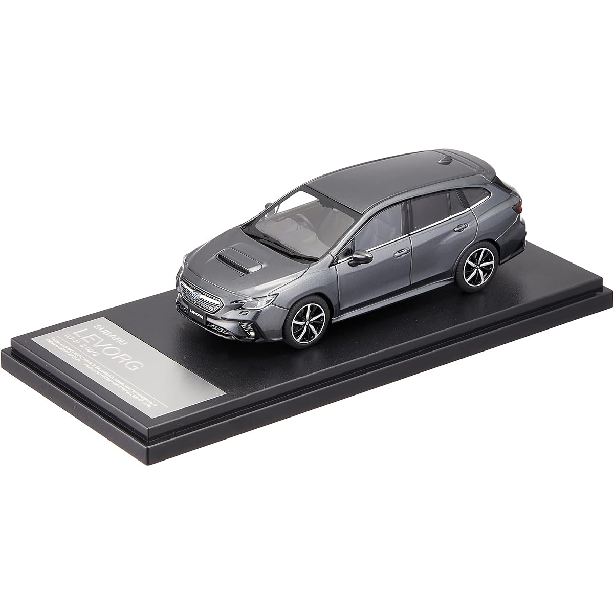 INTERALLIED Hi Story 1/43 Subaru LEVORG GT-H (2020) Magnetite Gray Metallic Finished Product