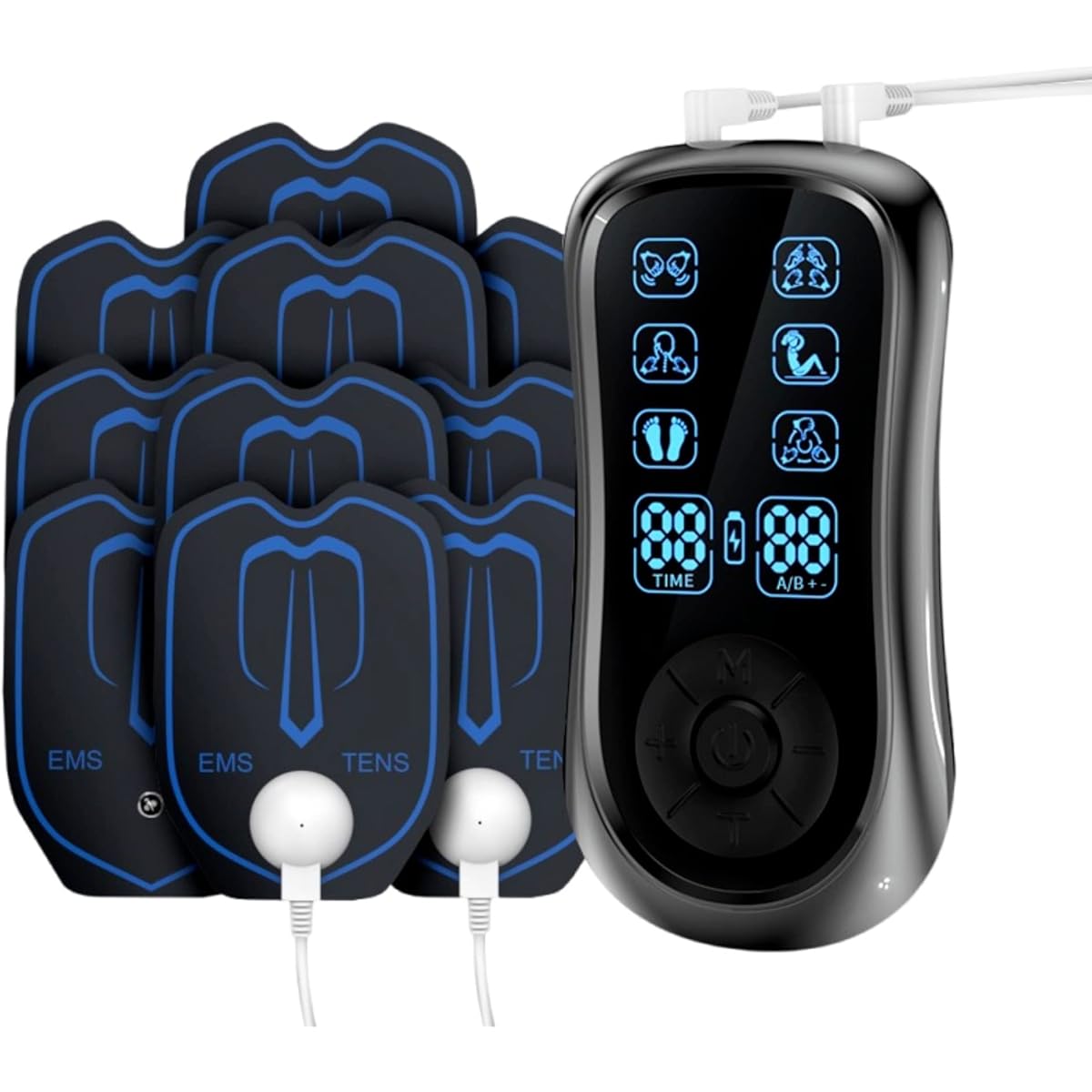 SENPPLE EMS Microcurrent Care Muscle Training Goods, 6 Modes, 19 Step Strength, Whole Body Muscle Stimulation, Applicable Before and After Exercise, Ultra Lightweight, Perfect Gift for Parents on Birthdays, Mother's Day, Father's Day