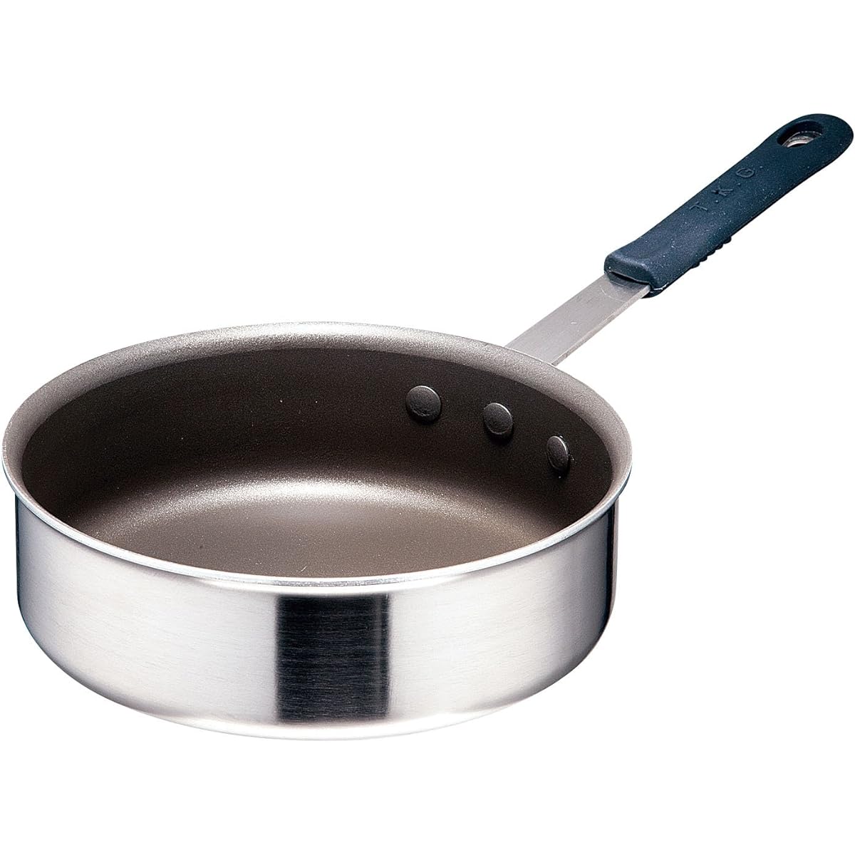 Endo Shoji Commercial IH Select Shallow One Hand Pot 22cm 2 Layer Structure IH Compatible AKTF904