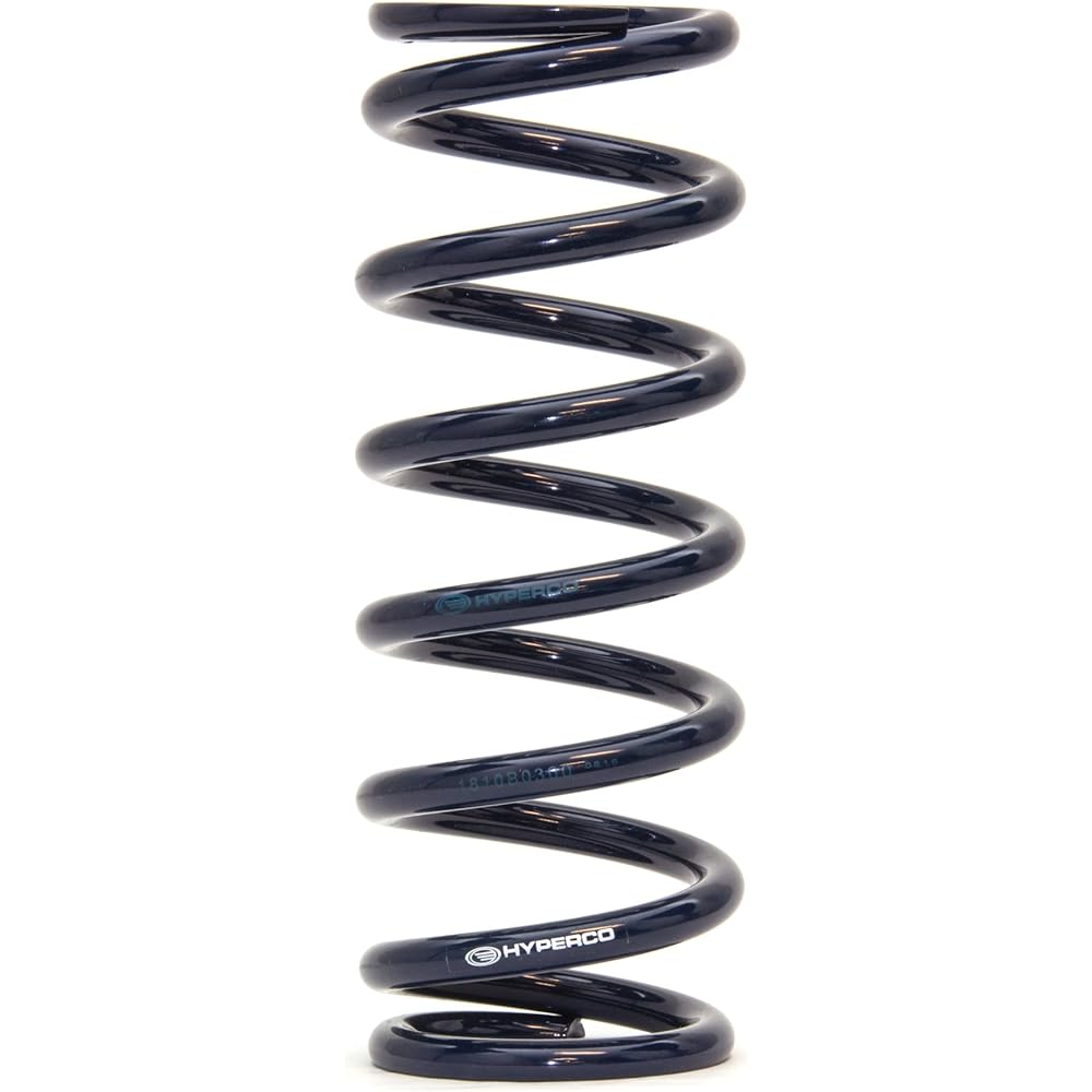 Hyperco 1812B0750 Blue 2.5 inch I.D. 12 inch free length Steel coil over -spring 750 pound spring rate